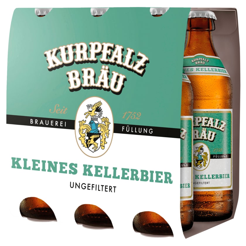 Kurpfalz Bräu Kleines Kellerbier ungefiltert 6x0,33l